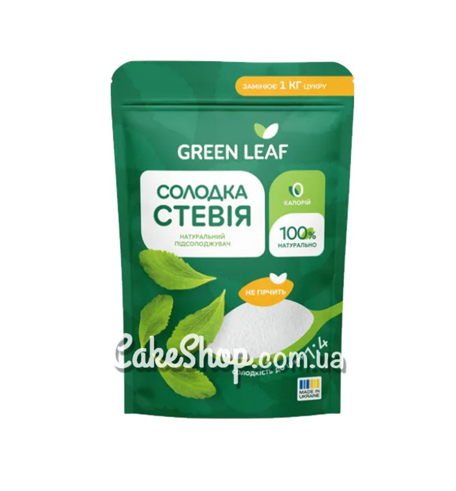 Солодка Стевія Green Leaf (1:4) 250г - фото