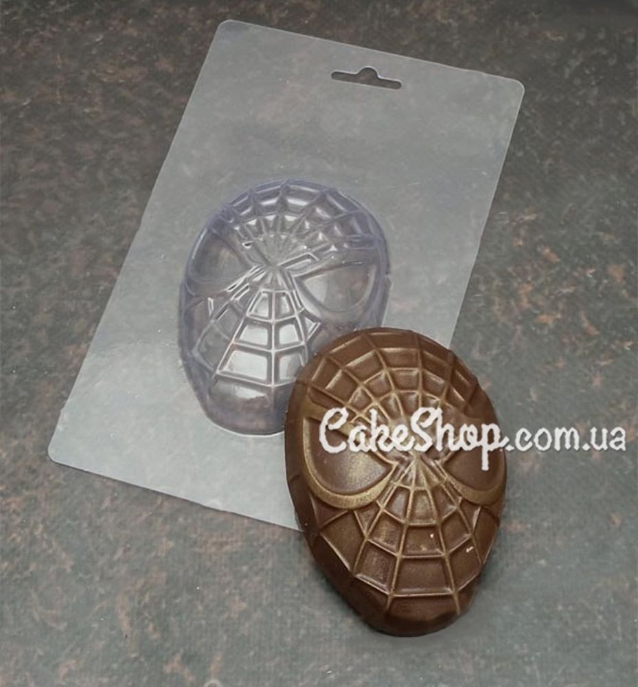 Пластикова форма для шоколаду Людина-павук - фото