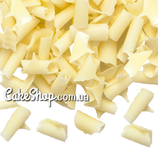 ⋗ Шоколадный декор Лепестки Белый шоколад, 1 кг купить в Украине ➛ CakeShop.com.ua, фото