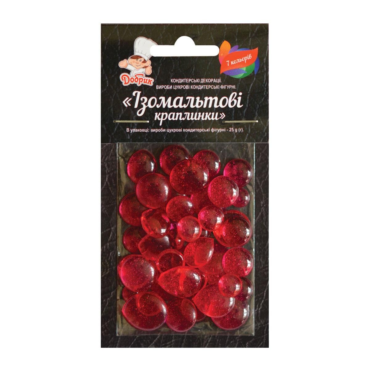 ⋗ Изомальтовые капли малиновые купить в Украине ➛ CakeShop.com.ua, фото