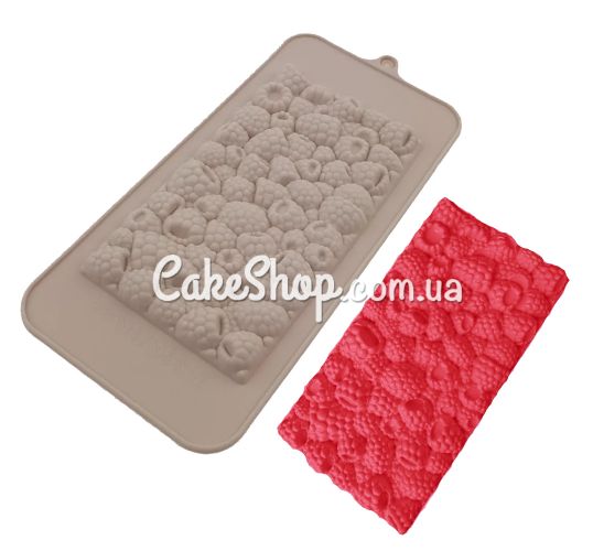 ⋗ Силиконовая форма Шоколадная плитка Малинки купить в Украине ➛ CakeShop.com.ua, фото