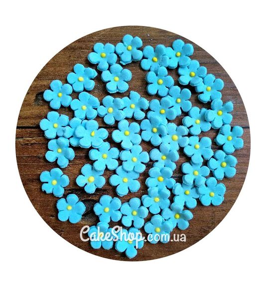 ⋗ Сахарные фигурки Яблоневый цвет голубой купить в Украине ➛ CakeShop.com.ua, фото