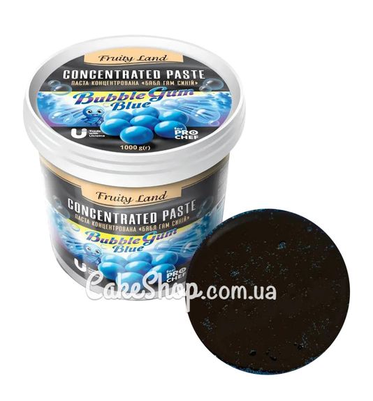 ⋗ Паста концентрована Bubble Gum (блакитна жуйка) Fruityland, 500 г купити в Україні ➛ CakeShop.com.ua, фото