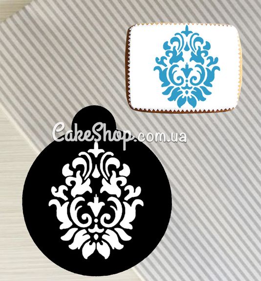 ⋗ Трафарет Візерунок Дамаск купити в Україні ➛ CakeShop.com.ua, фото
