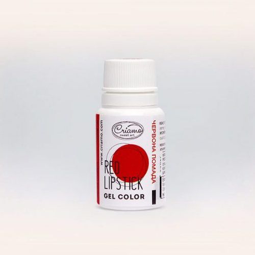 Краситель гелевый Criamo Red Lipstick Красная помада 10 г - фото