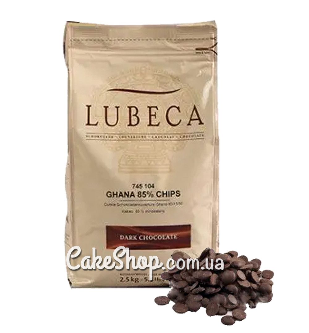 ⋗ Шоколад Lubeca чорний 85%, 1 кг купити в Україні ➛ CakeShop.com.ua, фото