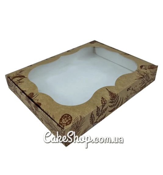 ⋗ Коробка для пряников с фигурным окном Винтаж, 15х20х3 см купить в Украине ➛ CakeShop.com.ua, фото