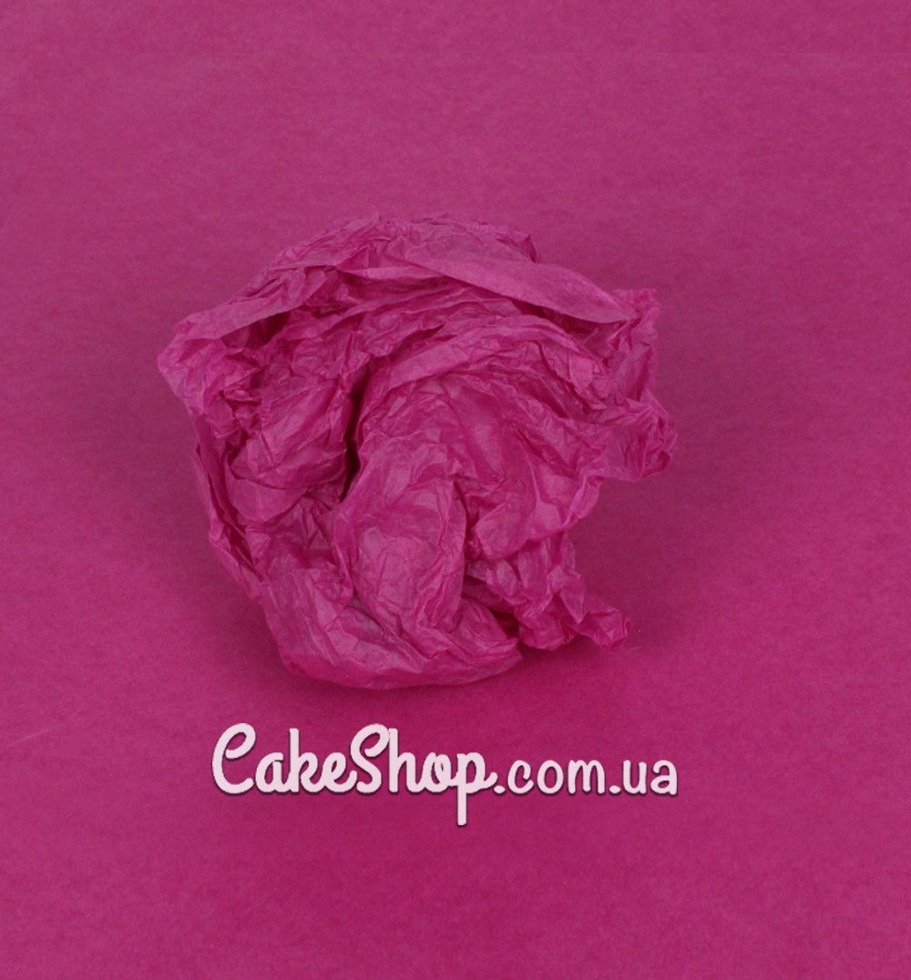 ⋗ Папір тішью LP фуксія 17г/м, 10 аркушів купити в Україні ➛ CakeShop.com.ua, фото