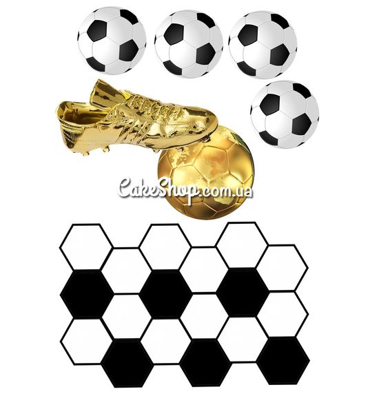 ⋗ Цукрова картинка Футбольний м'яч 13 купити в Україні ➛ CakeShop.com.ua, фото