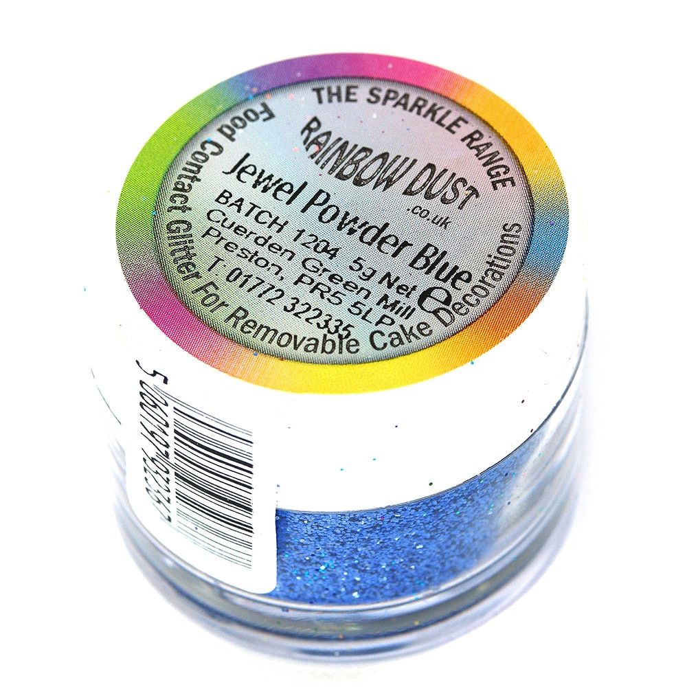 ⋗ Блискітки Rainbow Jewel Powder Blue купити в Україні ➛ CakeShop.com.ua, фото