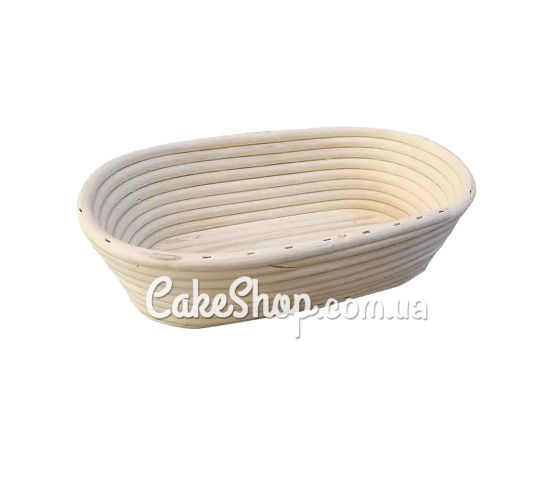 ⋗ Кошик для вистоювання хліба ротанговий, овальний купити в Україні ➛ CakeShop.com.ua, фото