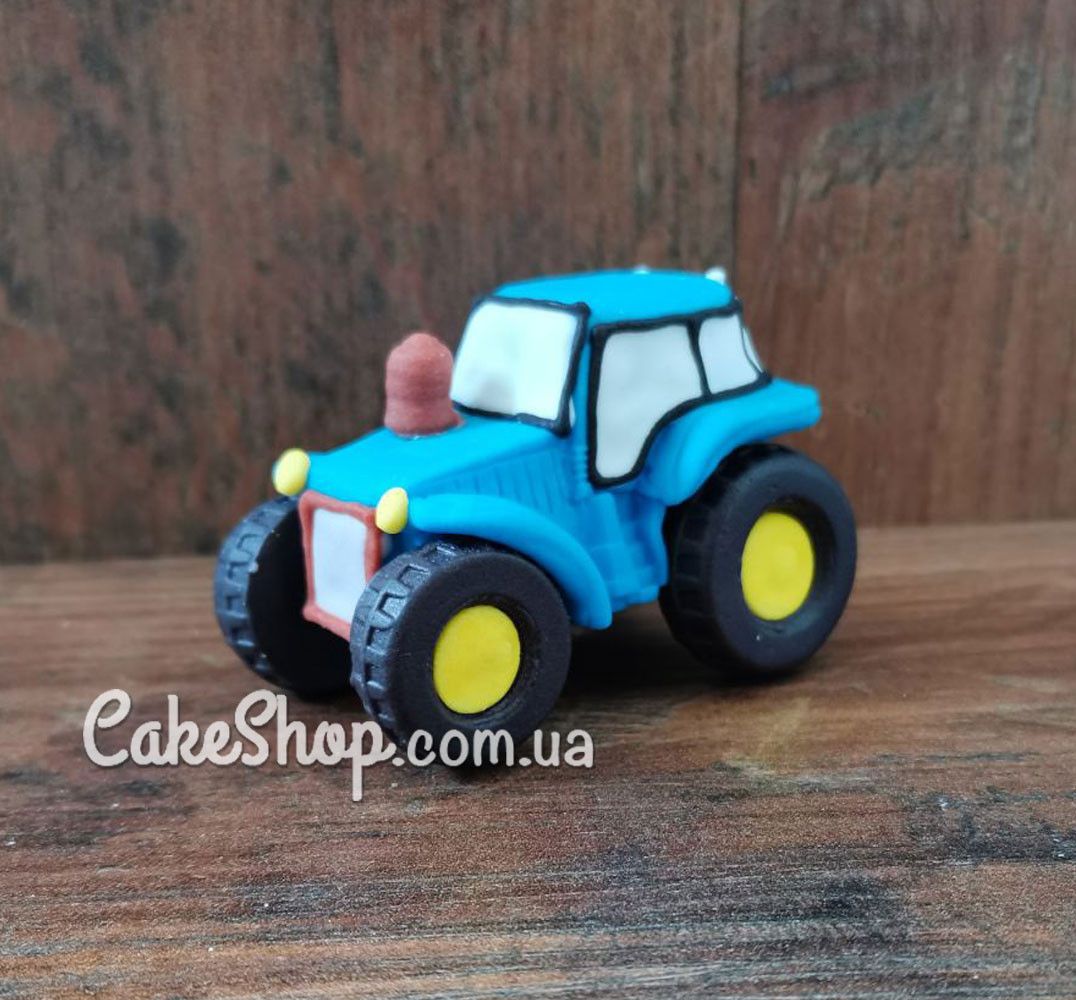⋗ Цукрові фігурки Тракторець синій Сладо купити в Україні ➛ CakeShop.com.ua, фото