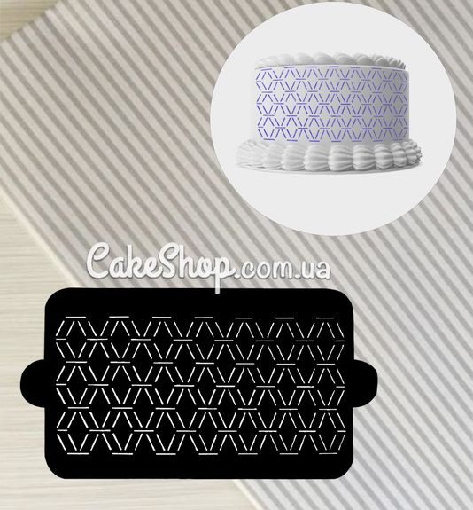 ⋗ Трафарет Узор 2 купить в Украине ➛ CakeShop.com.ua, фото