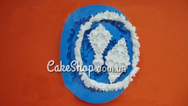 ⋗ Силіконовий молд Ажурна рамка купити в Україні ➛ CakeShop.com.ua, фото