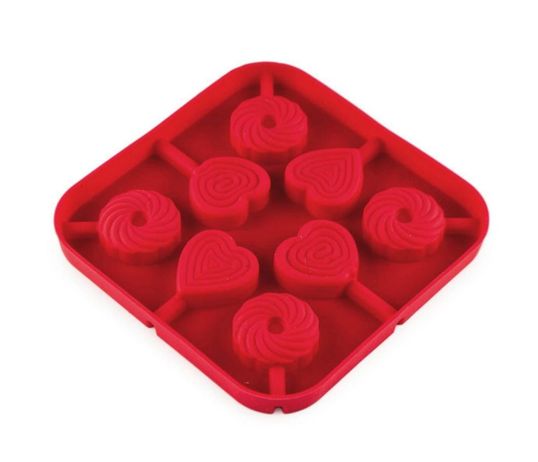⋗ Силіконова форма для льодяників Серце-Круг купити в Україні ➛ CakeShop.com.ua, фото