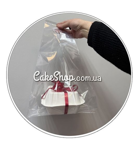 ⋗ Пакет прозрачный для упаковки Майка 30х45 см, 1 шт купить в Украине ➛ CakeShop.com.ua, фото