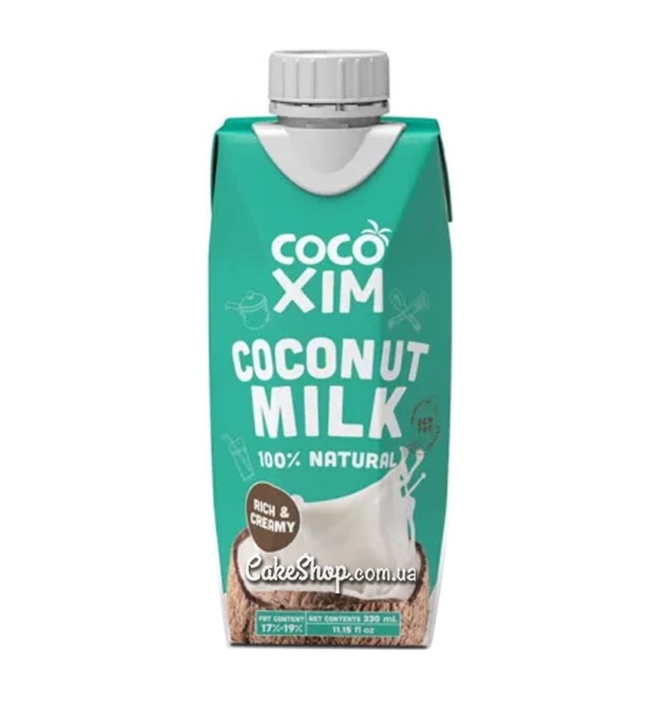 Кокосове молоко 17-19% Cocoxim, 330 мл - фото