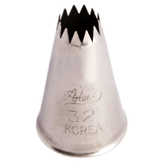 ⋗ Насадка Ateco # 32 Открытая французская звезда, маленькая купить в Украине ➛ CakeShop.com.ua, фото