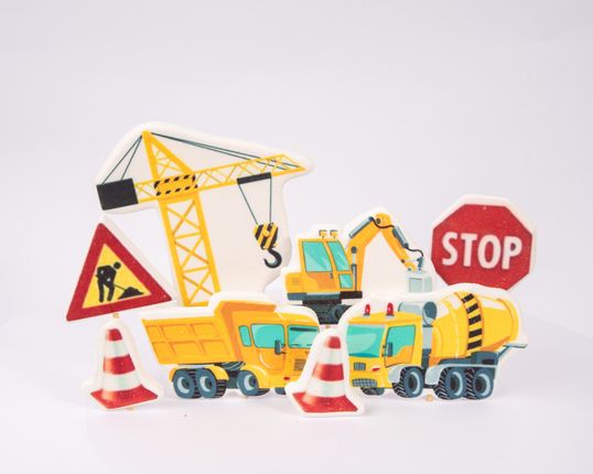 ⋗ Сахарные фигурки Строительный набор ТМ KD купить в Украине ➛ CakeShop.com.ua, фото