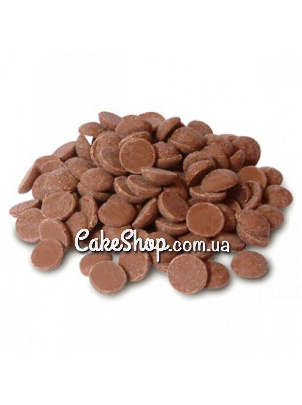 ⋗ Шоколад бельгийский Callebaut 823 молочный 33,6% в дисках, 1 кг купить в Украине ➛ CakeShop.com.ua, фото