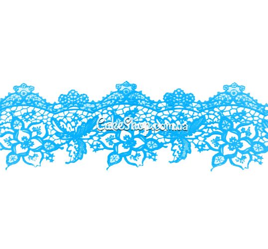 ⋗ Мереживо з айсінгу Slado #15 Блакитне купити в Україні ➛ CakeShop.com.ua, фото
