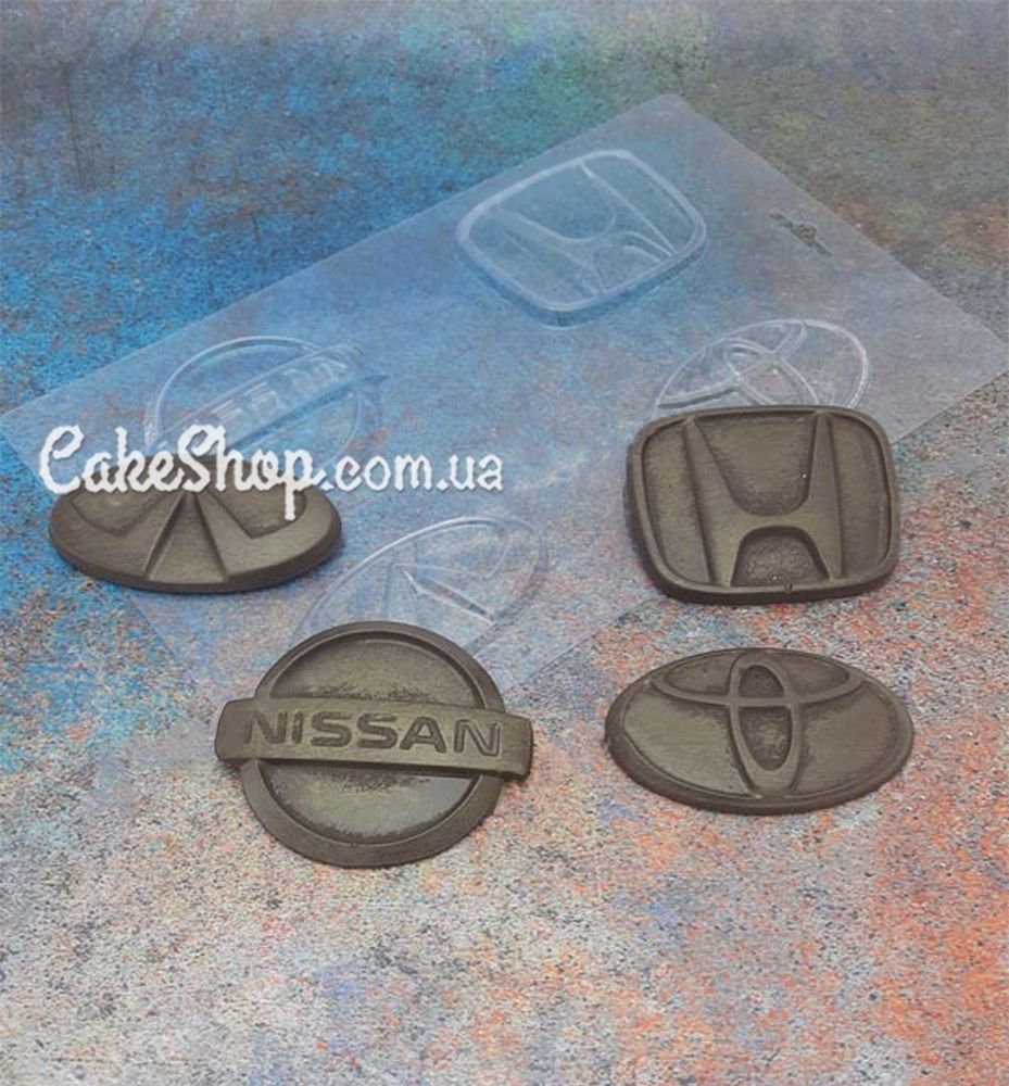 Пластиковая форма для шоколада Эмблемы автомобилей 1 - фото