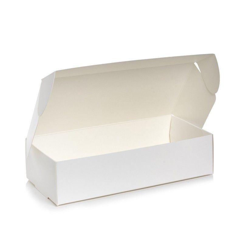⋗ Коробка на 12 макаронс без вікна Біла, 20х10х5 см купити в Україні ➛ CakeShop.com.ua, фото