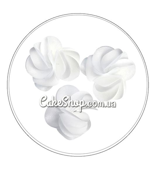 ⋗ Вафельна квітка Магнолія біла 3 шт ТМ Сладо купити в Україні ➛ CakeShop.com.ua, фото