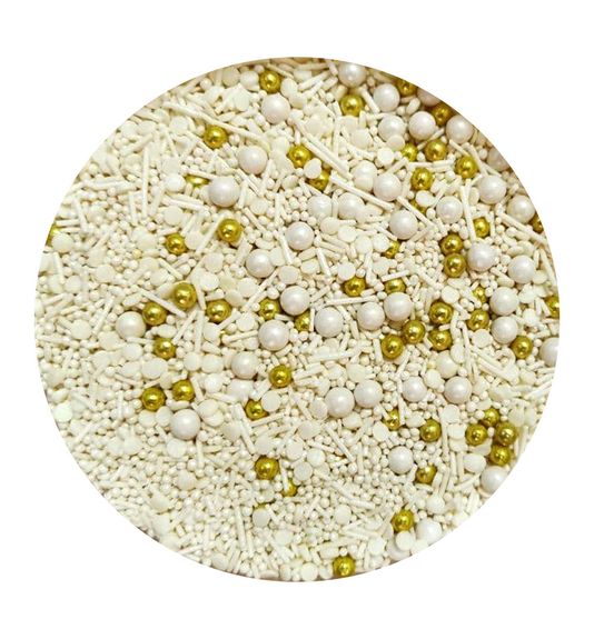 ⋗ Посипка цукрова ТМ Сладо Весільний коктейль, 50г купити в Україні ➛ CakeShop.com.ua, фото