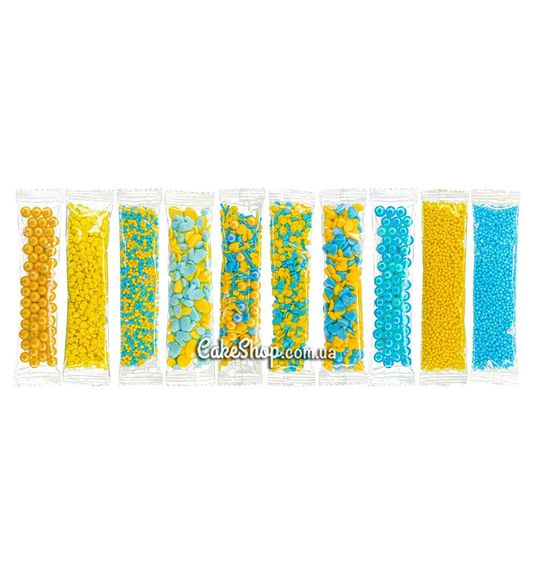 ⋗ Посыпка в стиках патриотическая набор, 10 шт купить в Украине ➛ CakeShop.com.ua, фото