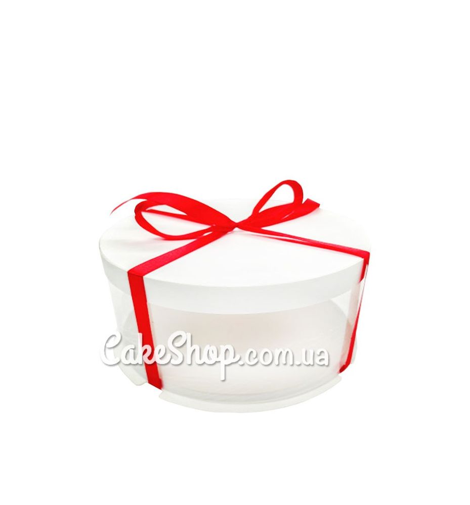 Коробка для торта, квітів, іграшок Тубус d-20, h-10 см - фото