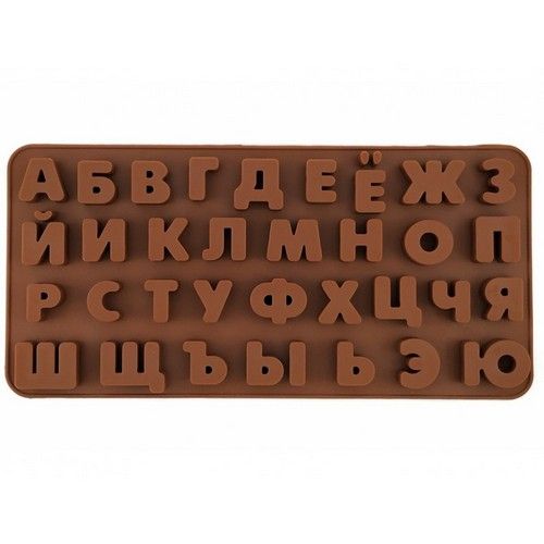 ⋗ Силиконовая форма для конфет Алфавит купить в Украине ➛ CakeShop.com.ua, фото
