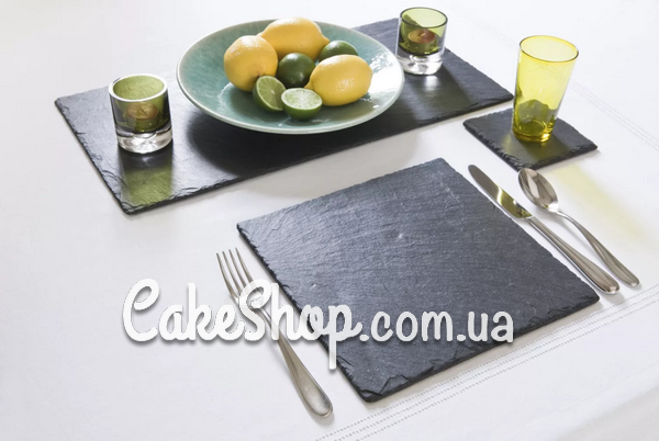⋗ Підставка для десертів Камінь 11х11 см купити в Україні ➛ CakeShop.com.ua, фото