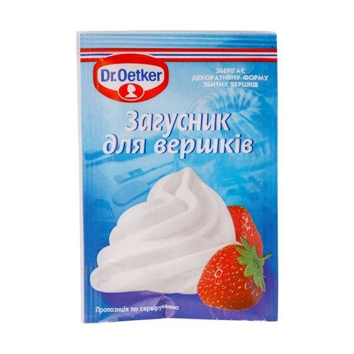 ⋗ Загущувач для вершків Dr.Oetker купити в Україні ➛ CakeShop.com.ua, фото
