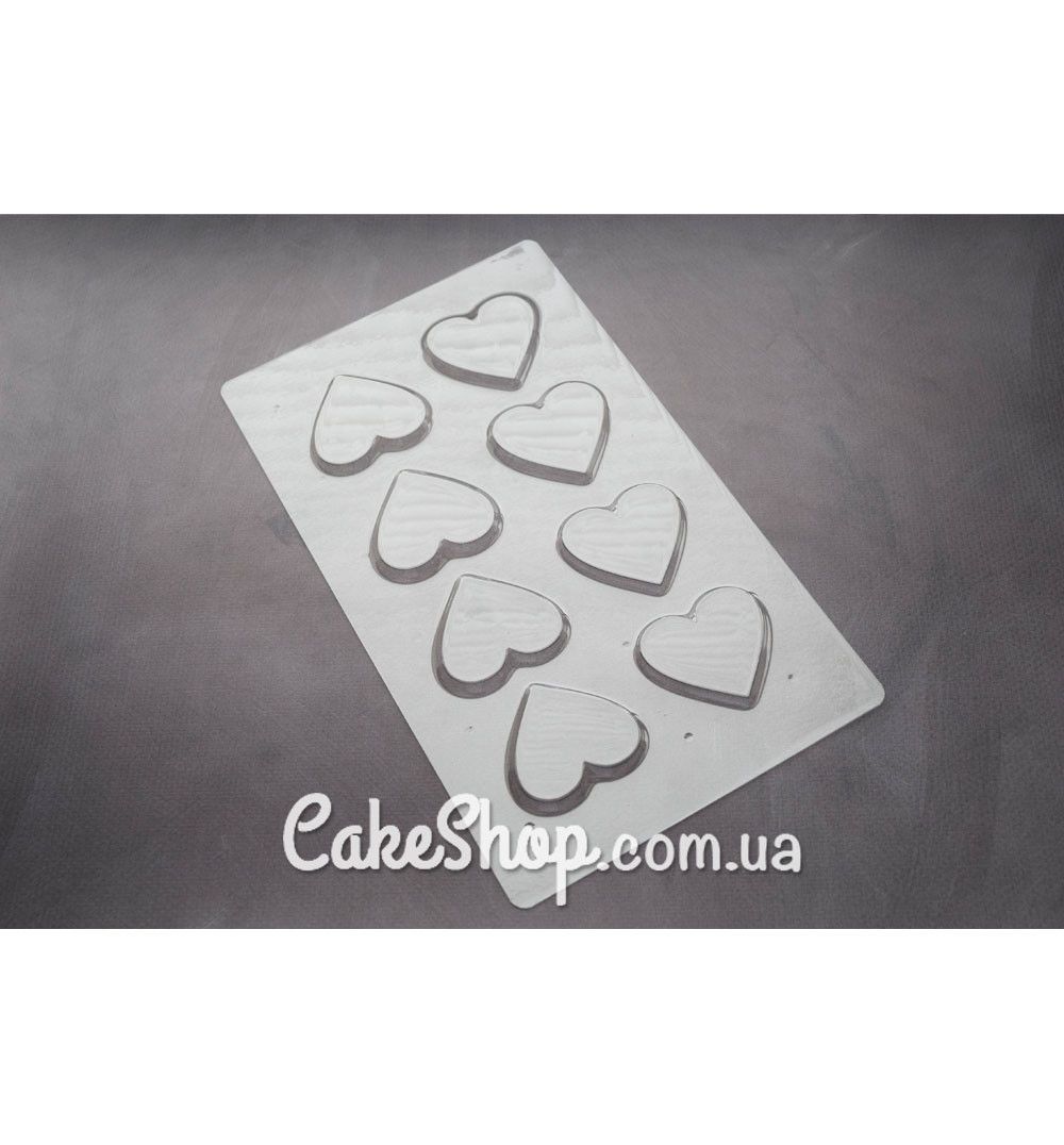 ⋗ Пластиковая форма для шоколада Сердце 6 купить в Украине ➛ CakeShop.com.ua, фото