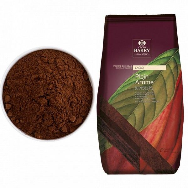 Какао-порошок алкализированный Extra Brut, Cacao Barry, 1кг - фото