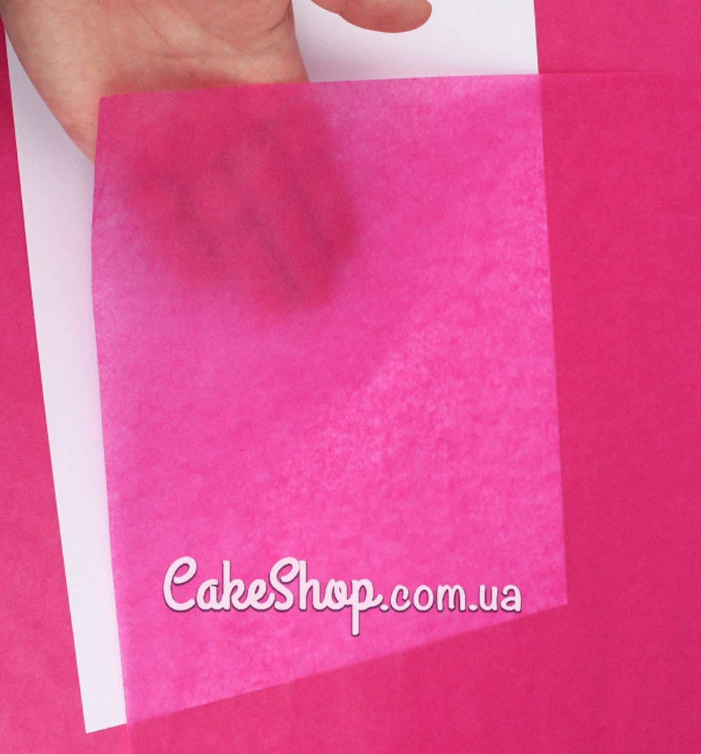 ⋗ Папір тішью LP малиновий 17г/м, 10 аркушів купити в Україні ➛ CakeShop.com.ua, фото