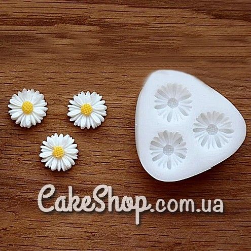 ⋗ Силіконовий молд Ромашки 3 купити в Україні ➛ CakeShop.com.ua, фото