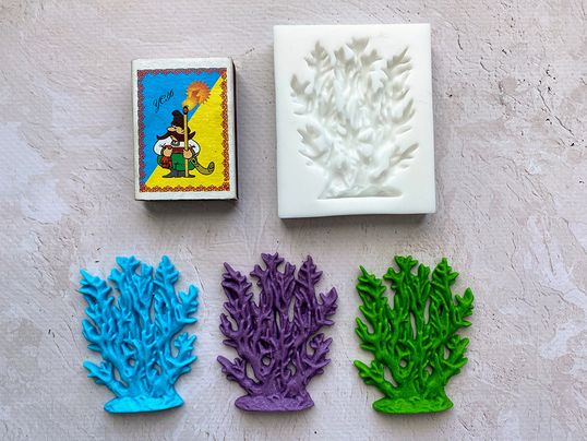 ⋗ Силіконовий молд Корал купити в Україні ➛ CakeShop.com.ua, фото