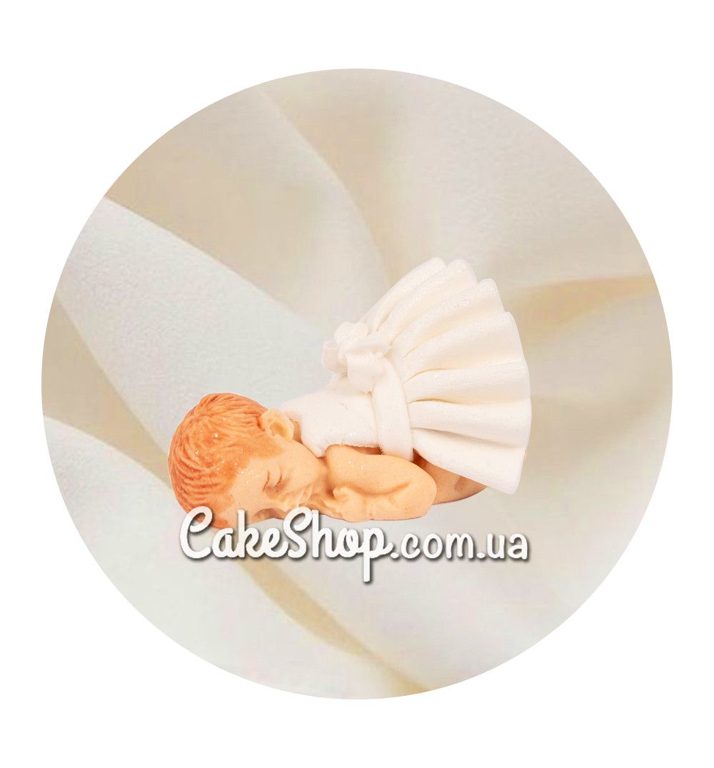 ⋗ Цукрові фігурки Малюк дівчинка біла ТМ KD купити в Україні ➛ CakeShop.com.ua, фото