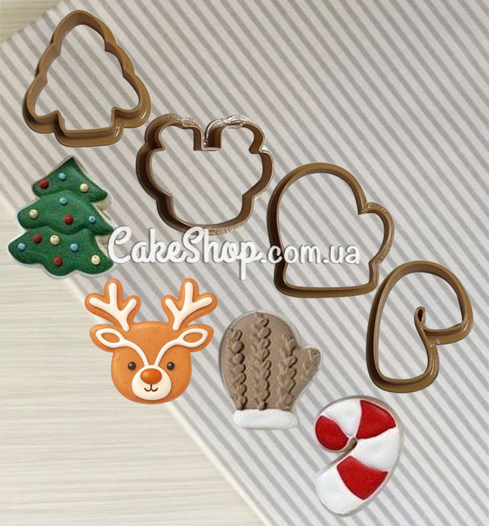 ⋗ Вырубка пластиковая Мини-набор 8 купить в Украине ➛ CakeShop.com.ua, фото