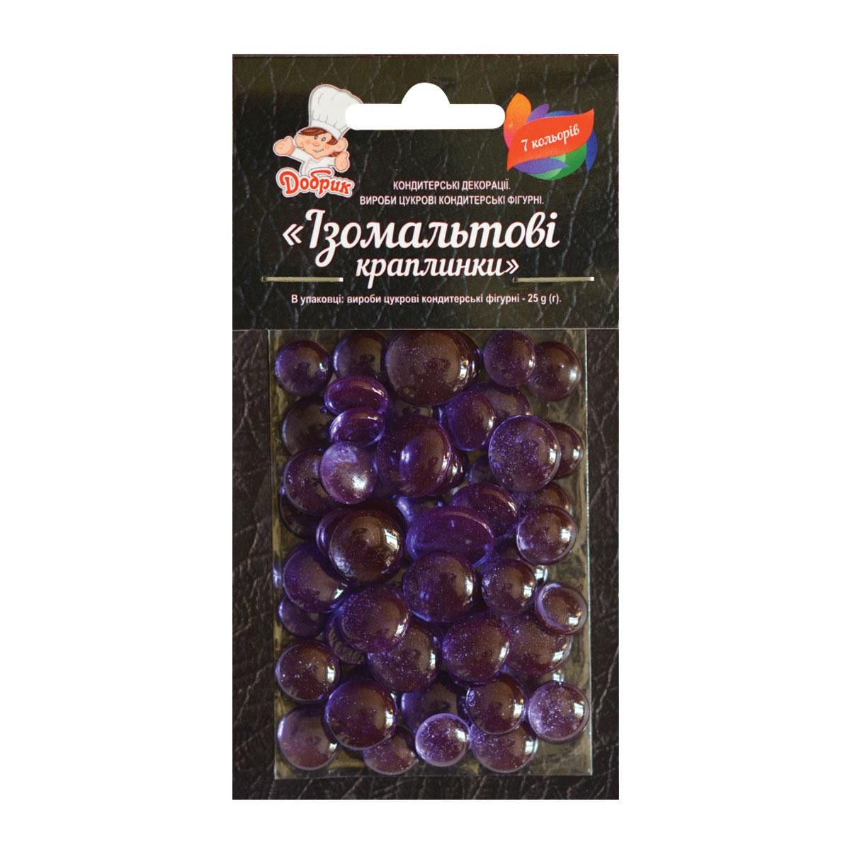 ⋗ Изомальтовые капли фиолетовые купить в Украине ➛ CakeShop.com.ua, фото