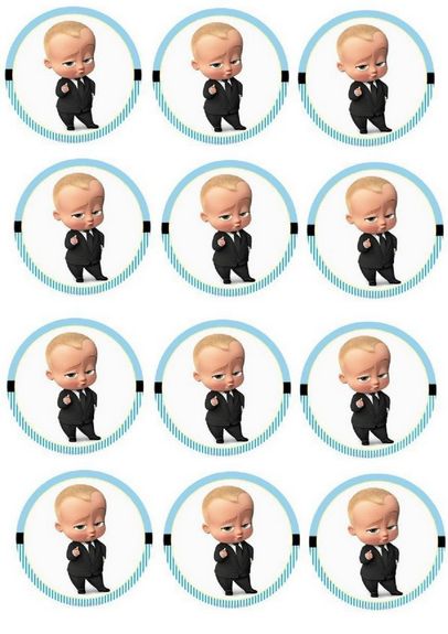 ⋗ Вафельна картинка Бебі Бос 9 купити в Україні ➛ CakeShop.com.ua, фото