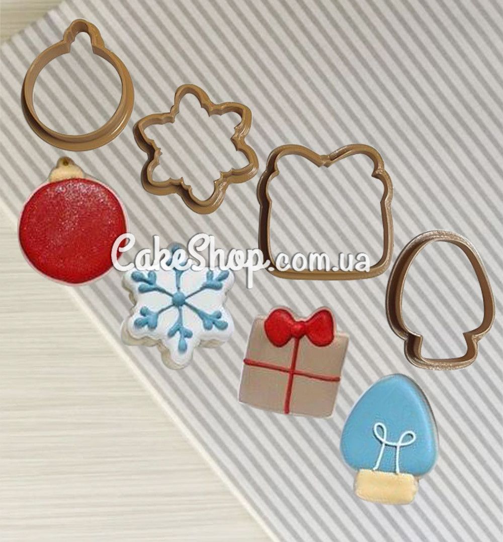 ⋗ Вырубка пластиковая Мини-набор 10 купить в Украине ➛ CakeShop.com.ua, фото