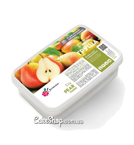 ⋗ Заморожене пюре груші без цукру YaGurman, 1 кг купити в Україні ➛ CakeShop.com.ua, фото