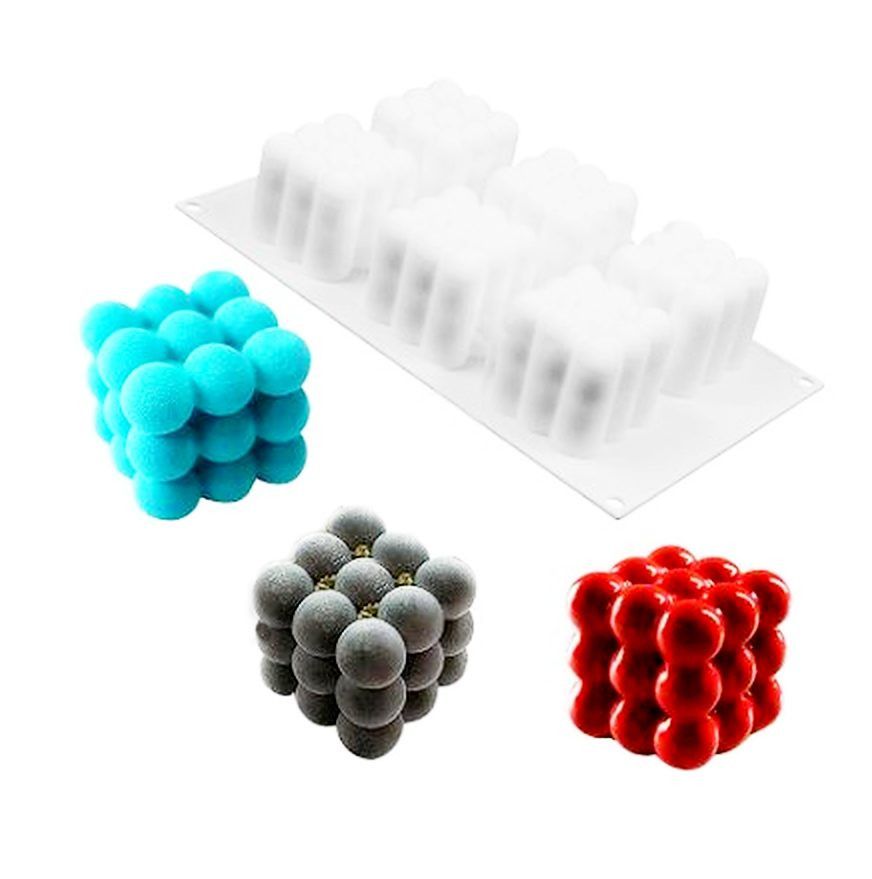 Силіконова форма для євродесертів Атоми малі - фото