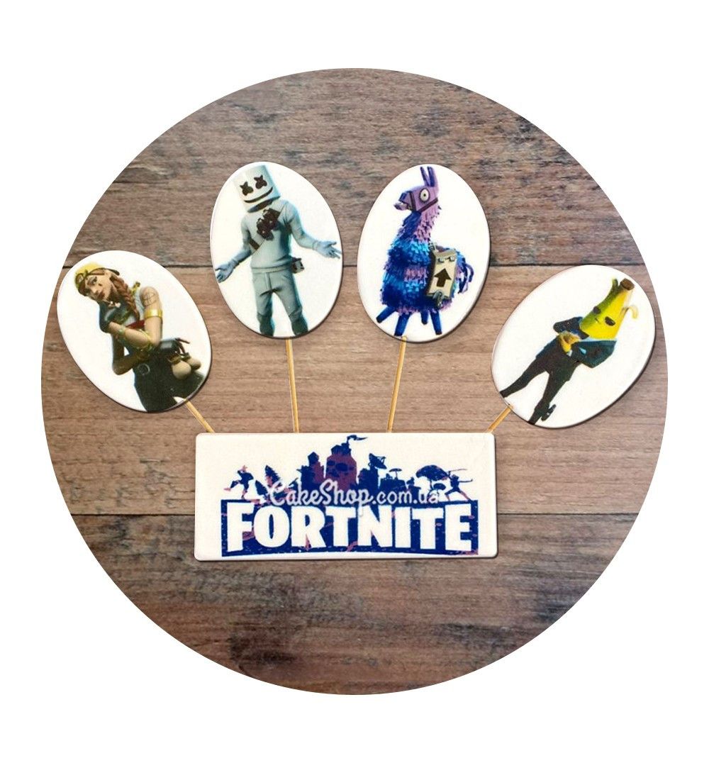 ⋗ Цукрова фігурка Фортнайт/Fortnite ТМ Сладо купити в Україні ➛ CakeShop.com.ua, фото