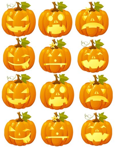 ⋗ Вафельна картинка для капкейків Хеллоуїн 4 купити в Україні ➛ CakeShop.com.ua, фото