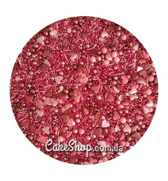 ⋗ Посипка цукрова Перламутровий мікс з перлинами # 5,  50г купити в Україні ➛ CakeShop.com.ua, фото