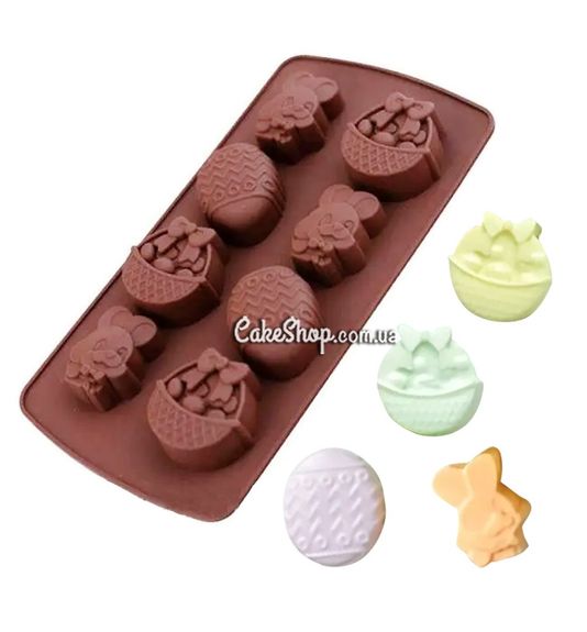 ⋗ Силіконова форма Асорті для Великодня купити в Україні ➛ CakeShop.com.ua, фото